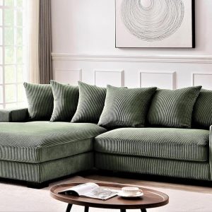 Luxe Oversized Two-Piece Sectional Couches